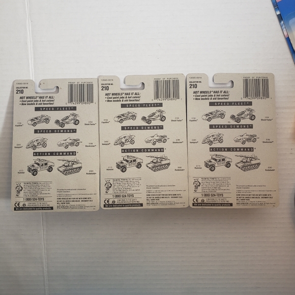 Hot Wheels Dodge Viper RT/10 #210 Set of 5 - Picture 5 of 5